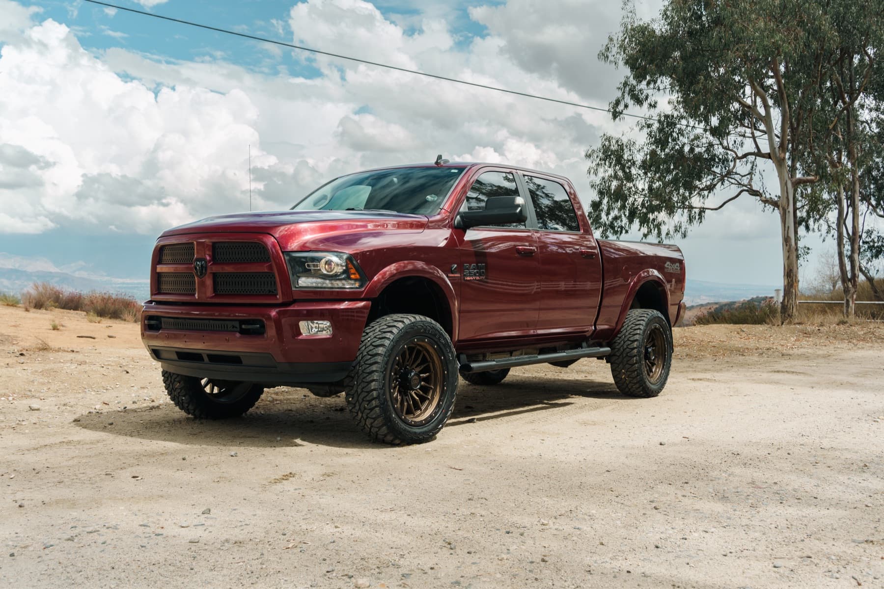 American Road Star R/T tyres on an off-road RAM 2500