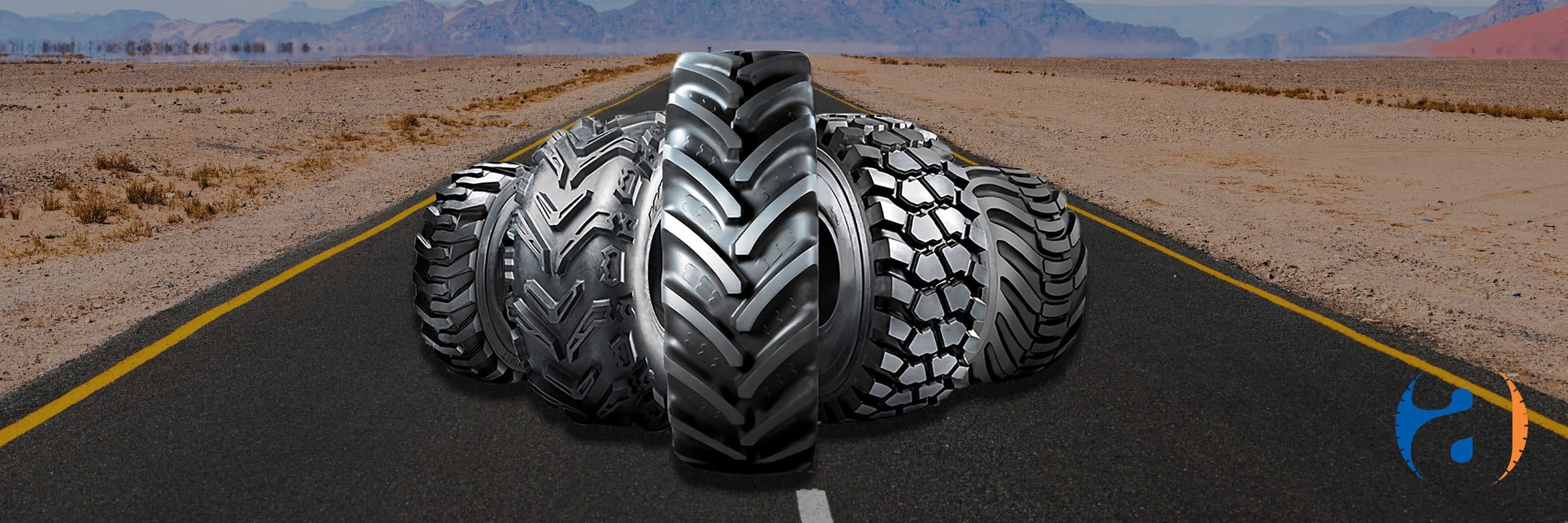 Off-road tyres for desert and all-terrain use